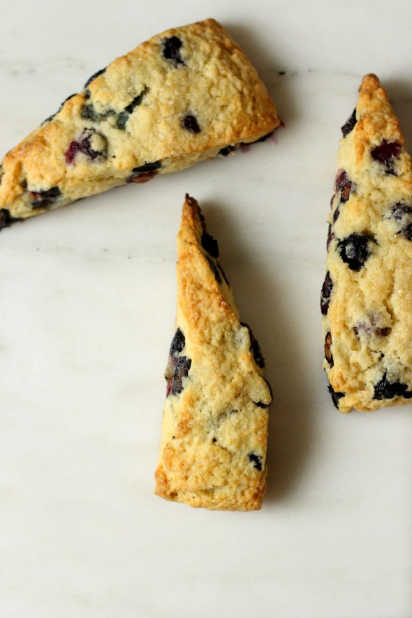 blueberry scones