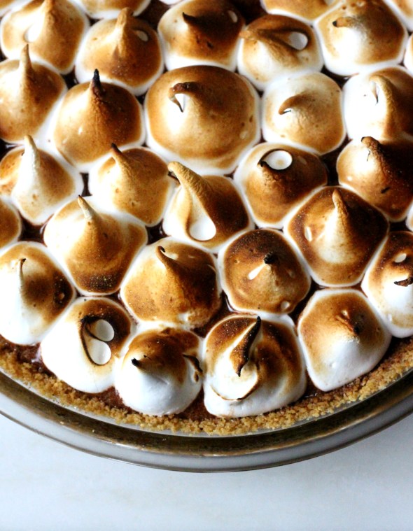 spiced s'more tart