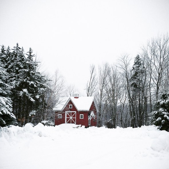 little red farmhouse