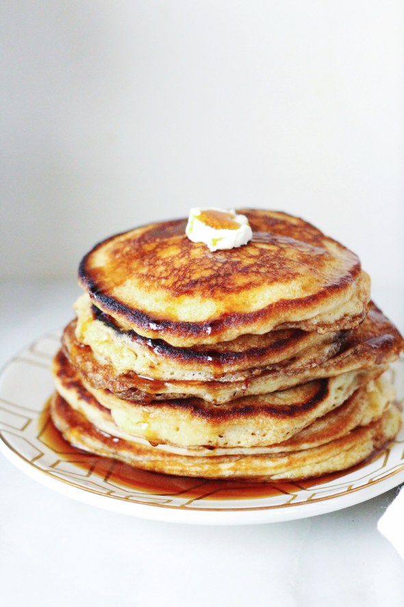 fluffy brown sugar pancakes
