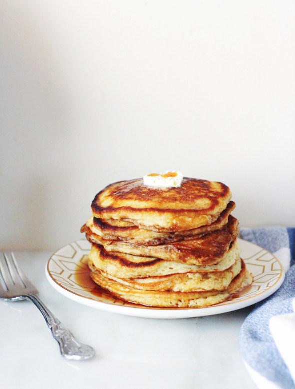 fluffy brown sugar pancakes