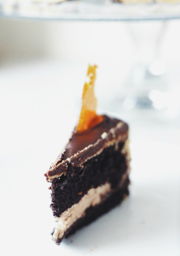 chocolate peanut butter crunch cake