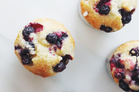 buttermilk blueberry muffins