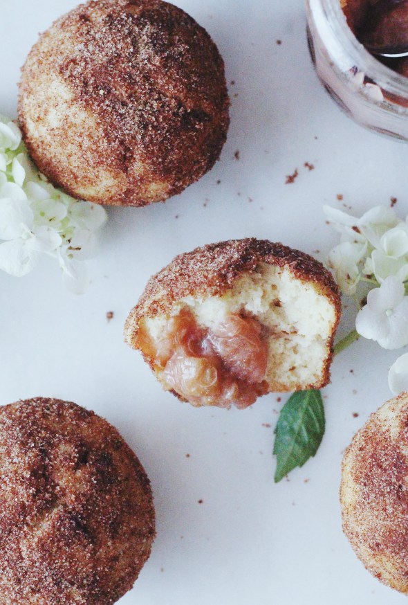 Rhubarb, Cinnamon & Lavender Breakfast Puffs