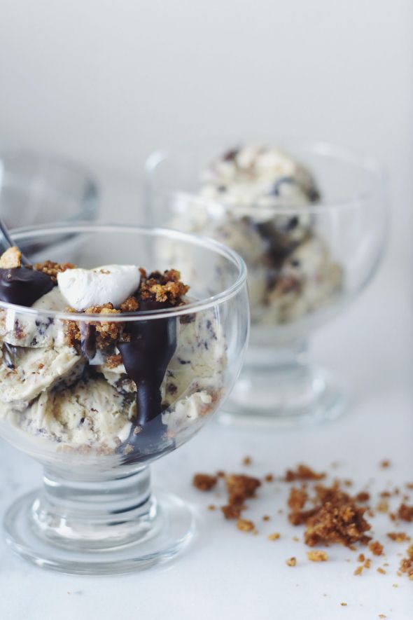 Toasty S'mores Ice Cream Sundae