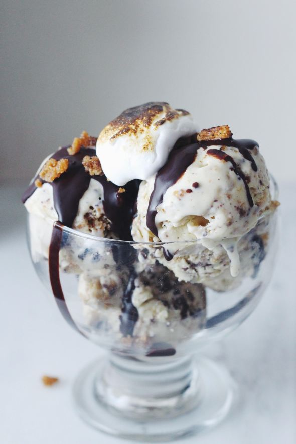 Toasty S'mores Ice Cream Sundae