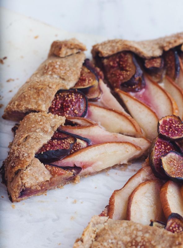 Fig, Pear & Frangipane Rye Galette