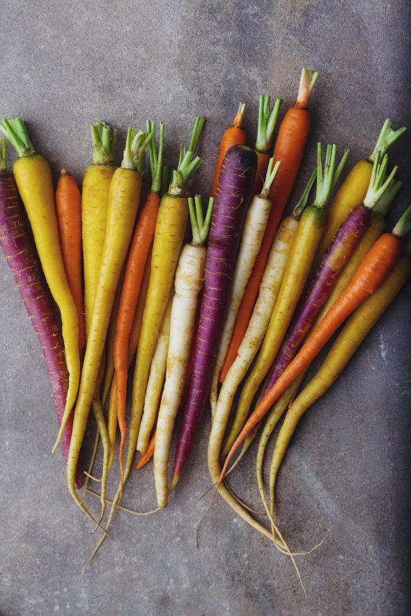 Za'atar and Honey Roasted Carrots with Cumin Aioli