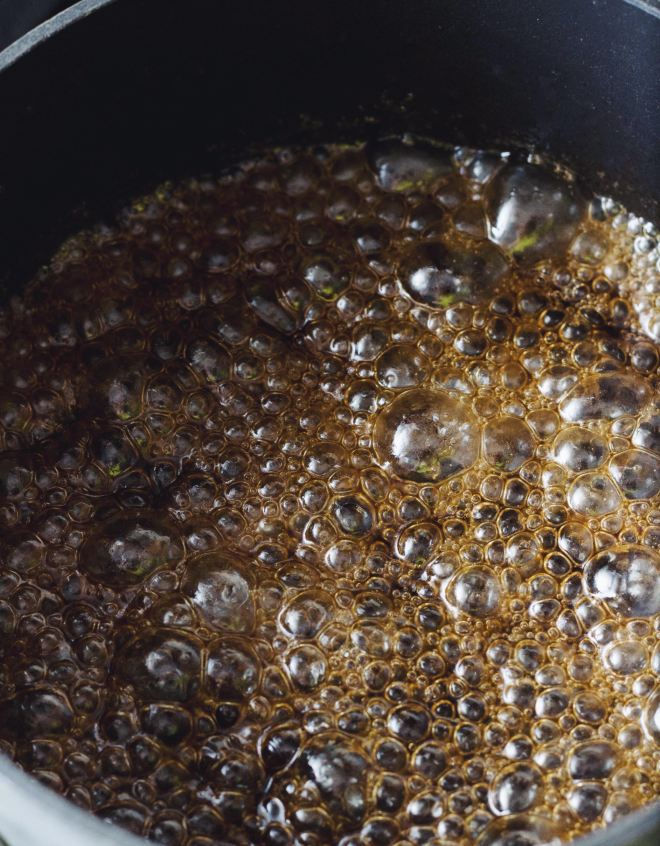 Maple Plum Upside Down Cake