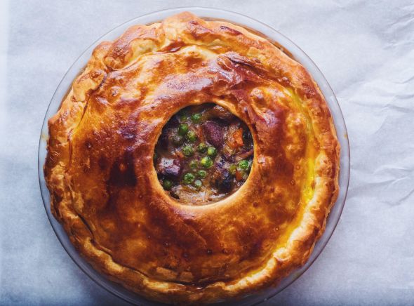 Beef Bourguignon Pot Pie 