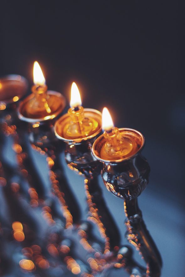 menorah bokeh 