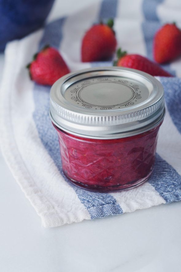 Homemade Small Batch Strawberry Jam