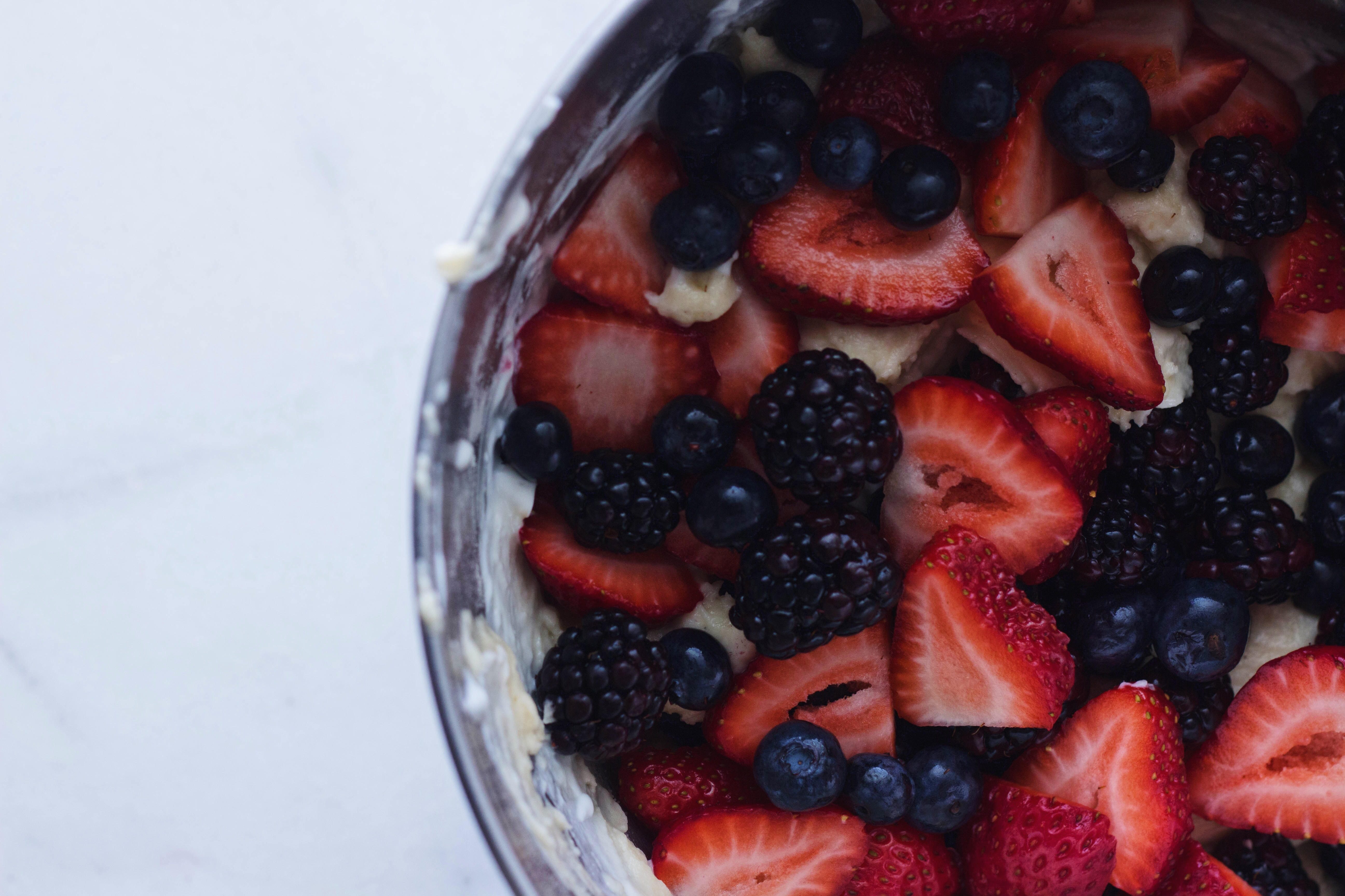 Triple Berry Crumble Muffins