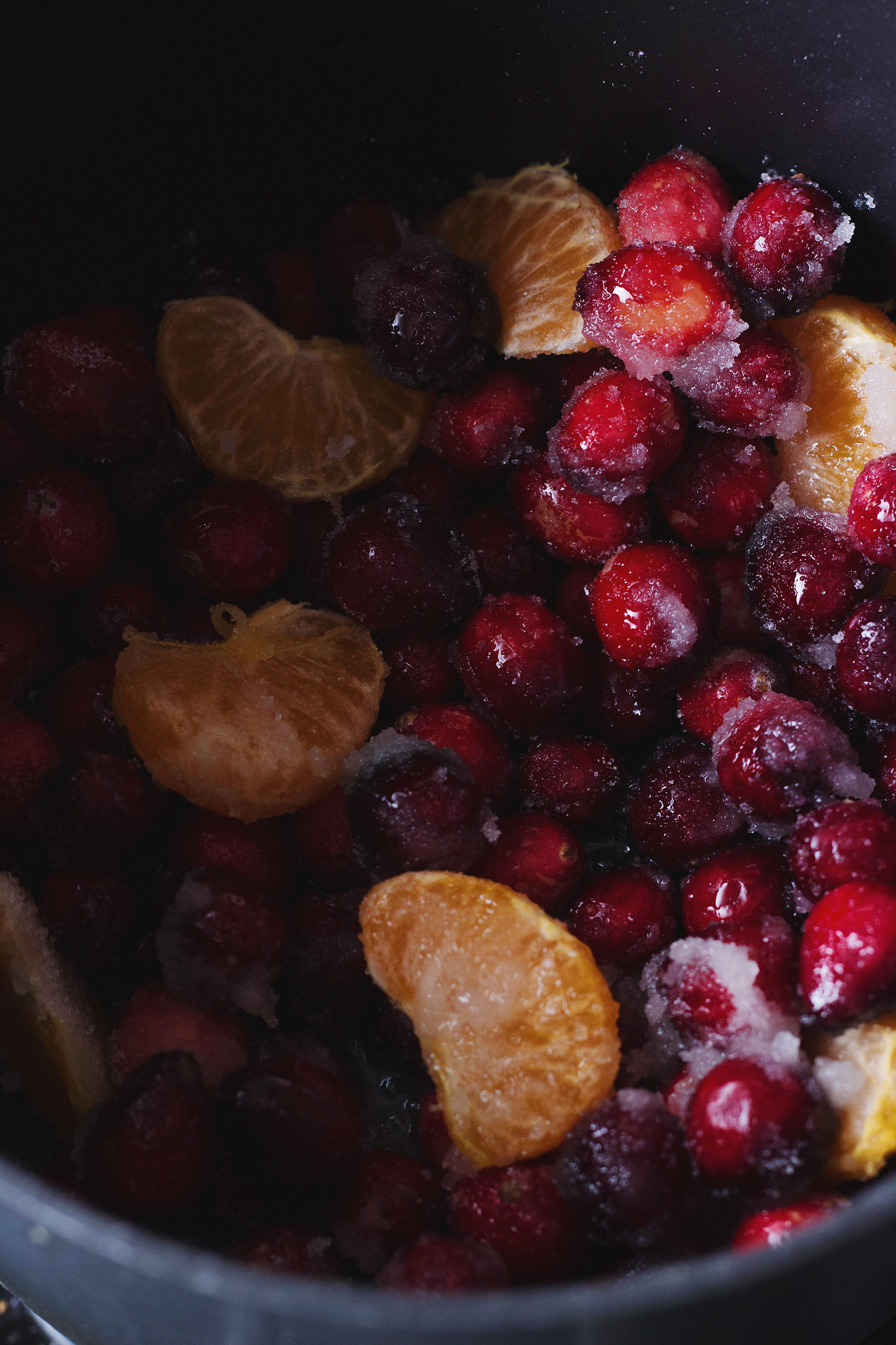 Cranberry Clementine Jam Pound Cake