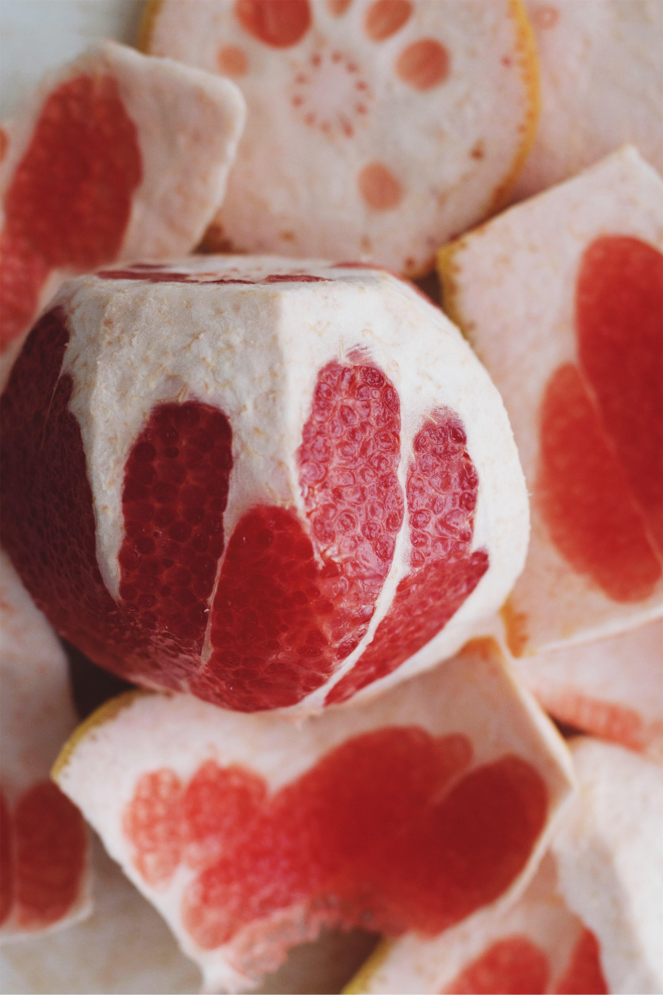 Greens with Grapefruit, Olives and Parmesan