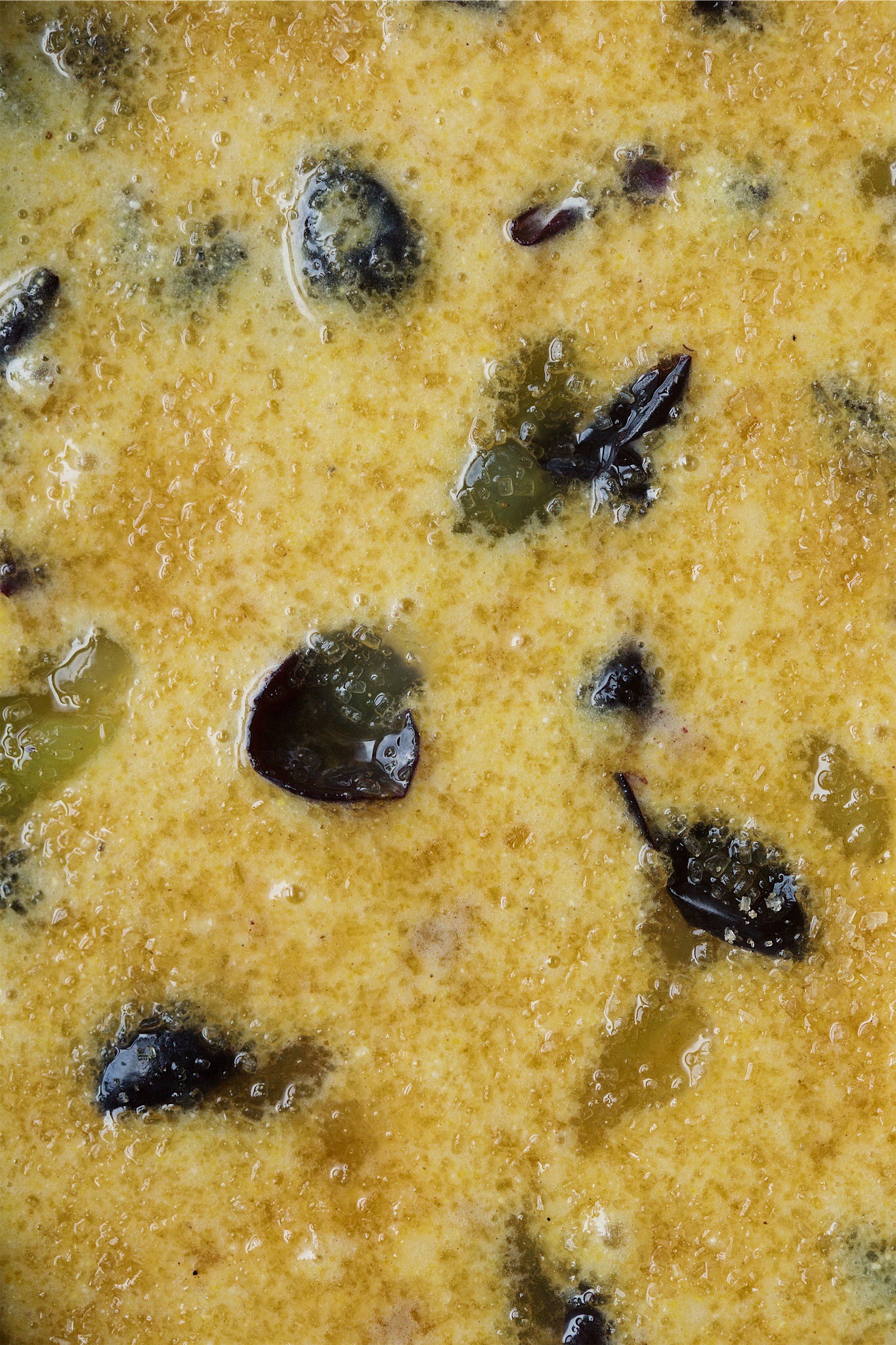 Concord Grape, Cornmeal and Einkorn Cake