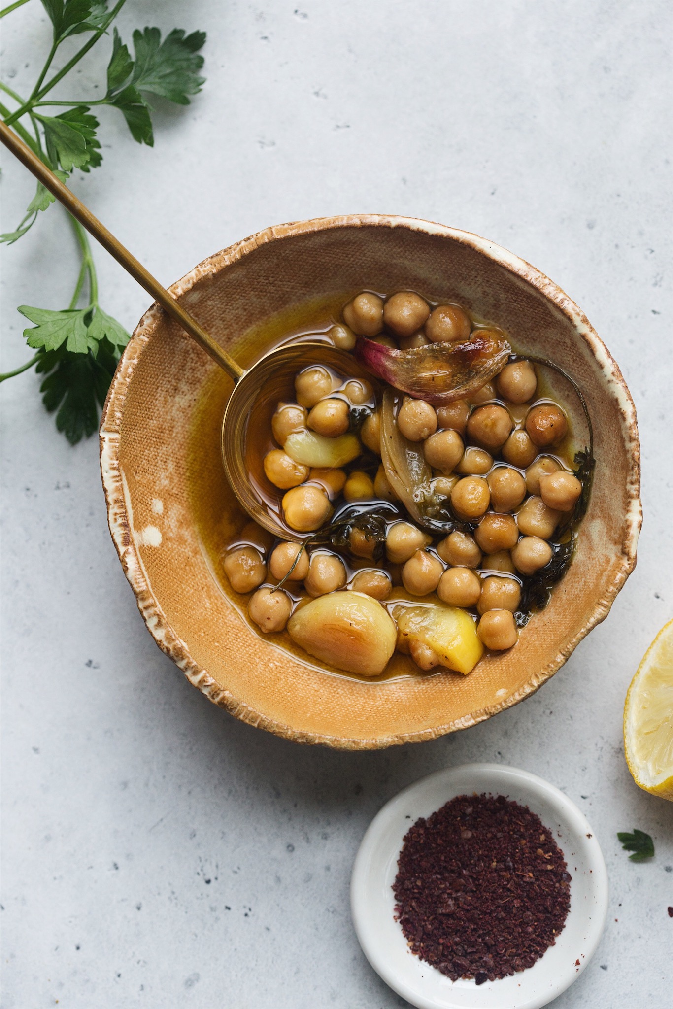Chickpea Hawaij Confit