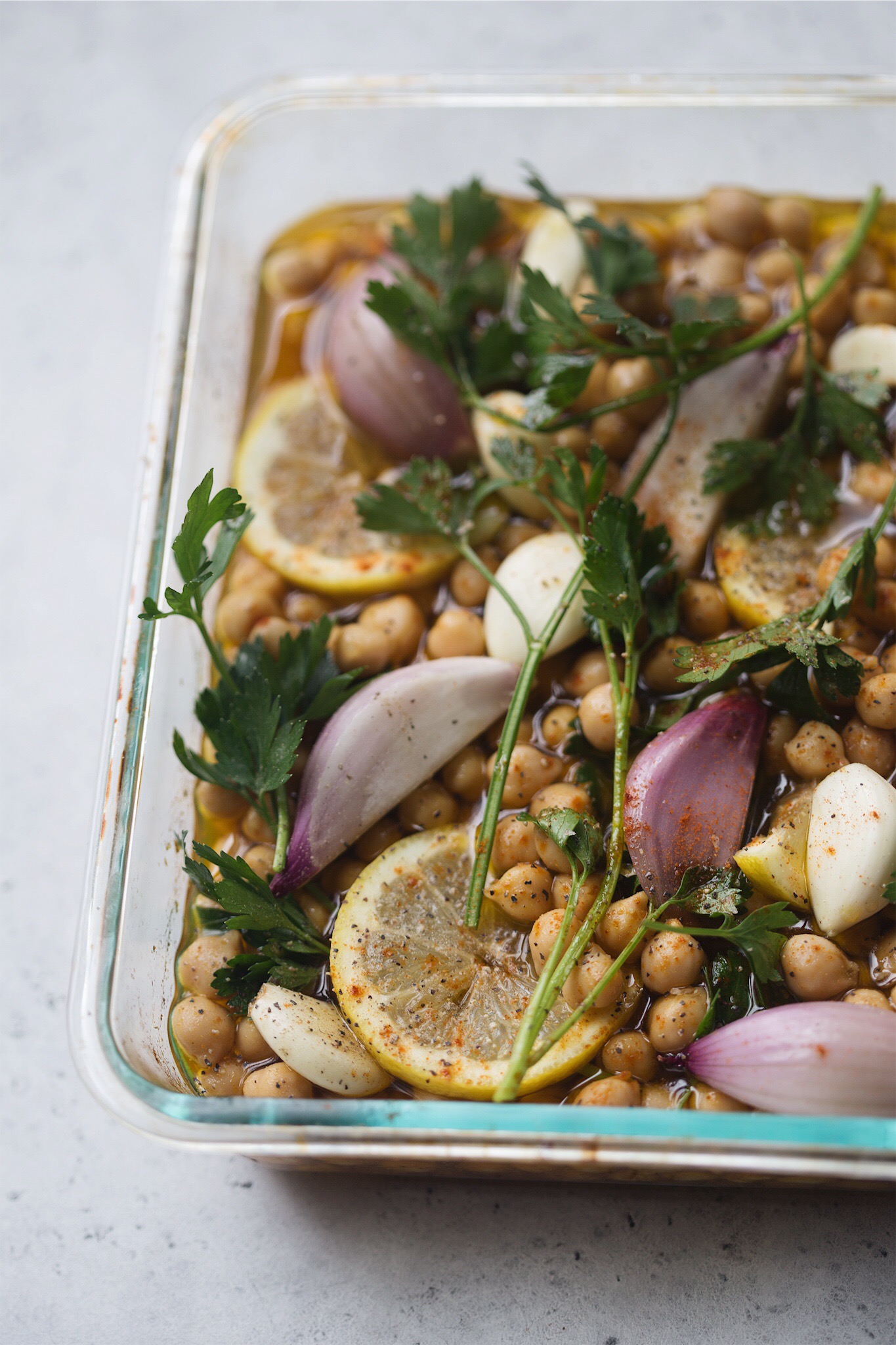 Chickpea Hawaij Confit