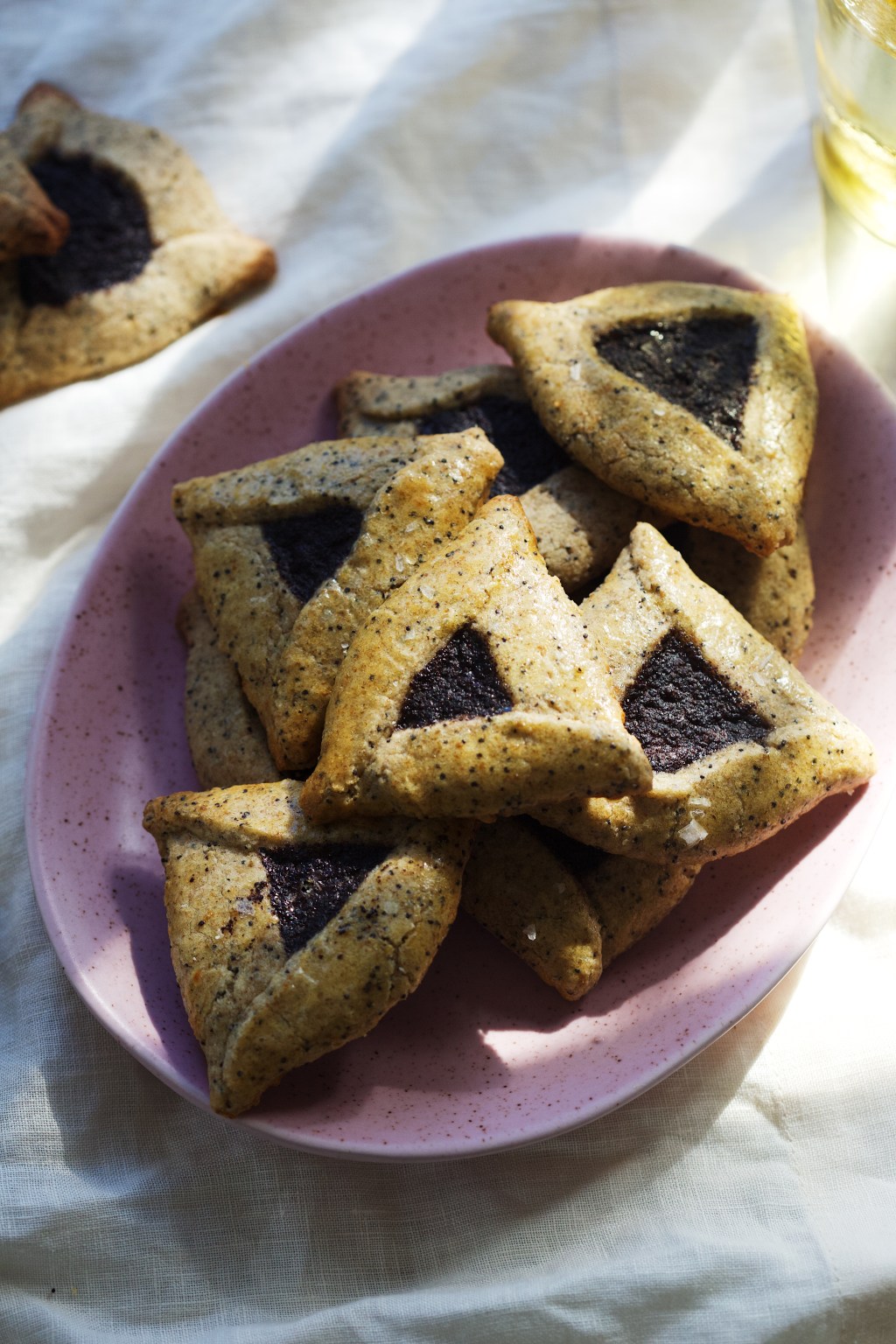 Salted Rye and Poppy Seed Hamantaschen